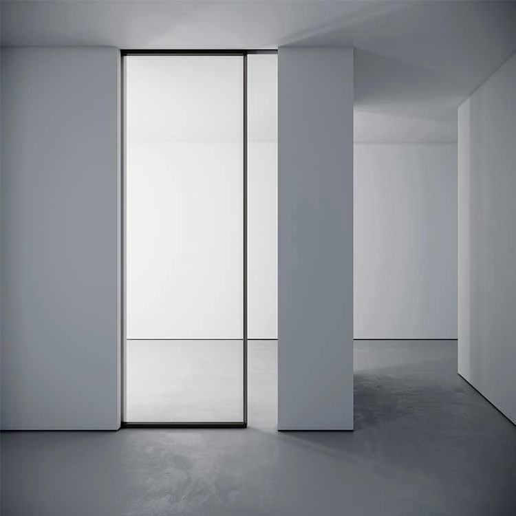 Folding door system detail