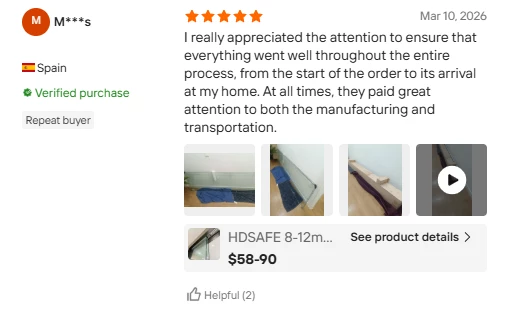 Customer review screenshot