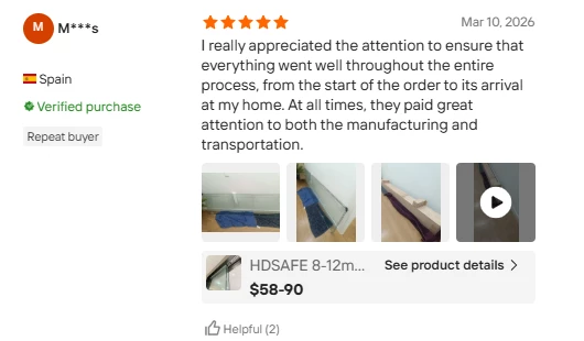 Customer review screenshot