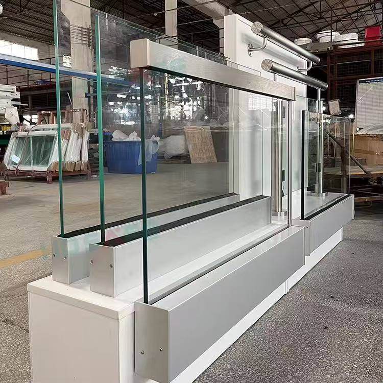 Luxury Frameless Glass Balcony Railing System with Tempered Safety Glass Factory Direct
