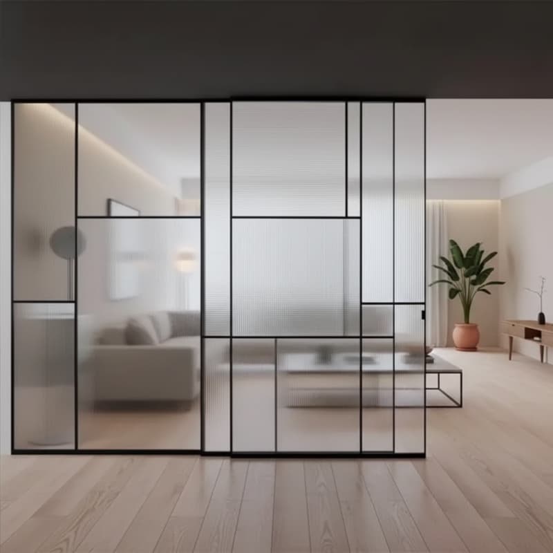 Tempered Glass Aluminum Sliding Doors Manufacturer