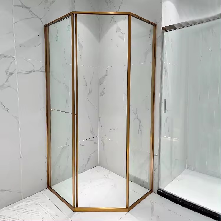 Factory Direct Tempered Glass Shower Door with Premium Hardware OEM & ODM Service