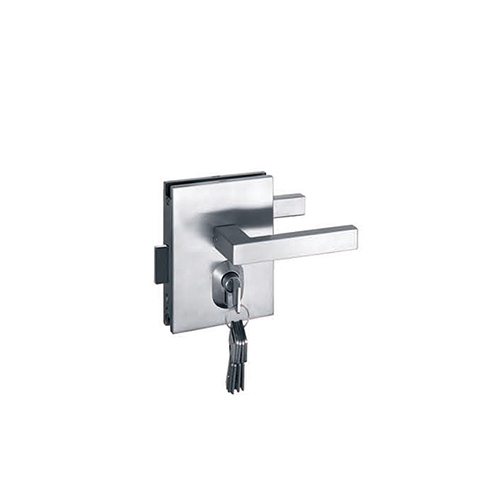 OEM Stainless Steel Glass Door Lock Set for Swing & Sliding Tempered Glass Doors